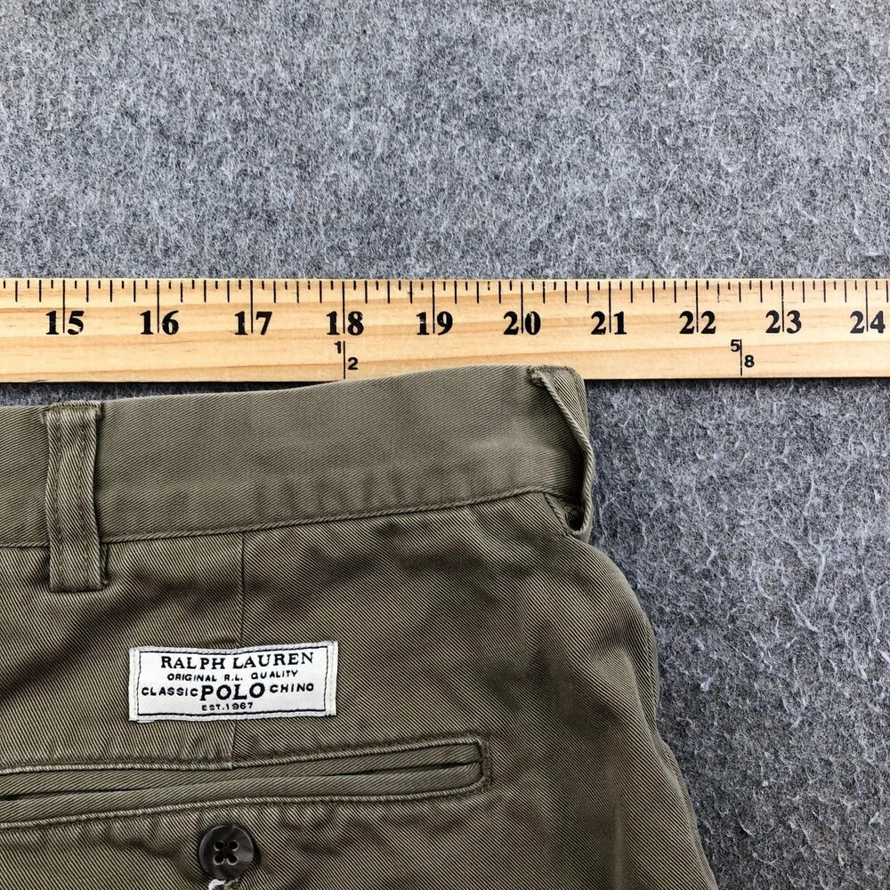 Polo Ralph Lauren Pants Mens 42x30 Beige Chino Straight Prospect Casual Fit